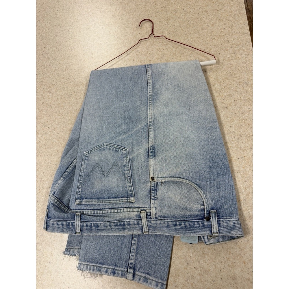 Vintage Wrangler Jeans Mens 40x30 USA Made Light Wash Distressed Straight Denim